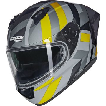 Nolan N60-6 Sport Dinamico 344 Grijs Geel Zwart Glossy Integraalhelm