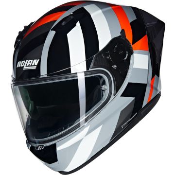 Nolan N60-6 Sport Dinamico 345 Grijs Oranje Zwart Glossy Integraalhelm