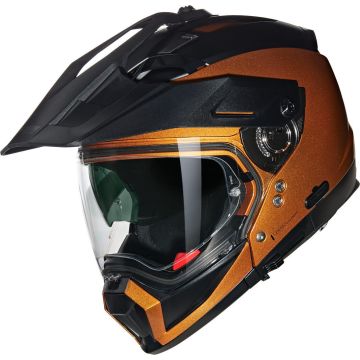 Nolan N70-2 X 06 Classico Nobile 318 Oker Zwart Glossy Multi Helm