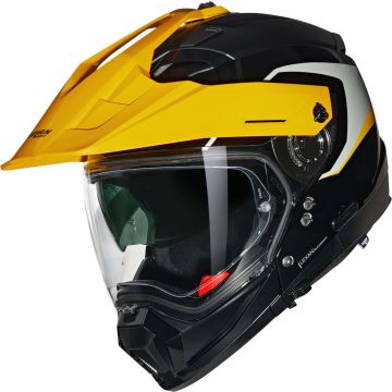 Nolan N70-2 X 06 Convinto 345 Zwart Grijs Geel Glossy Multi Helm