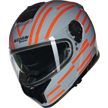 Nolan N80-8 Veloce 349 Grijs Oranje Glossy Integraalhelm