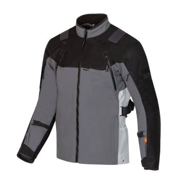 Merlin Navar D3O® Gelamineerde Zwart Grijs Waterdichte Textiele Motorjas