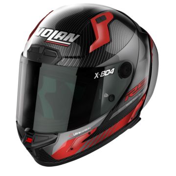 Nolan X-804 RS Ultra Carbon Hot Lap 013 Rood Integraalhelm