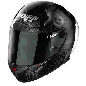 Nolan X-804 RS Ultra Carbon Puro 001 Glanzend Zwart Carbon Integraalhelm