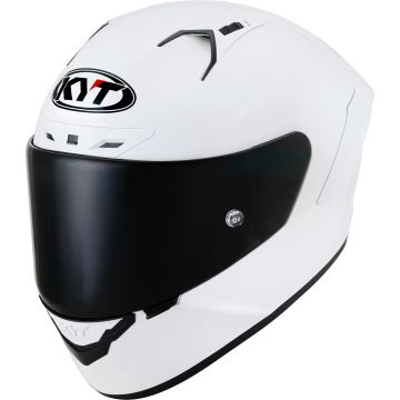 KYT NZ Race Plain Wit Integraalhelm