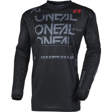 O'NEAL Element Static Black Grey Motocross Jersey