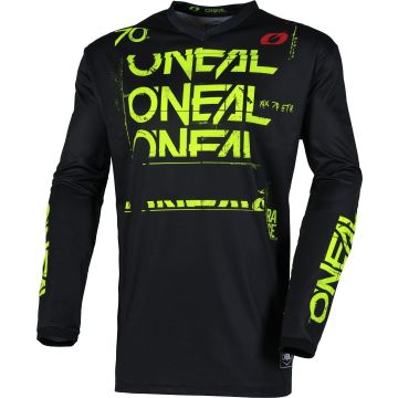 O'NEAL Element Static Black Neon Yellow Motocross Jersey