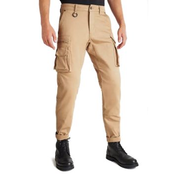 Pando Moto Desert Cargo Beige Heren Chino Cordura® Motorjeans