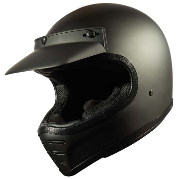 Peroz Gyamo Mat Zwart Integraalhelm