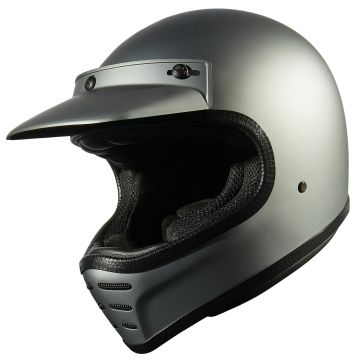 Peroz Gyamo Donkergrijs Integraalhelm