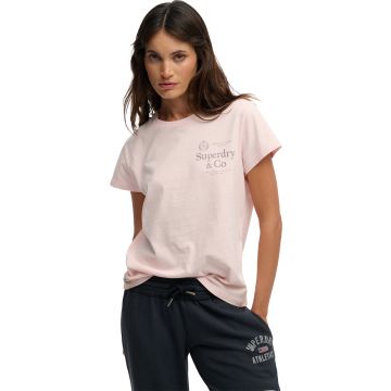 Superdry & Co Luxe Casual Classic Dames T-shirt