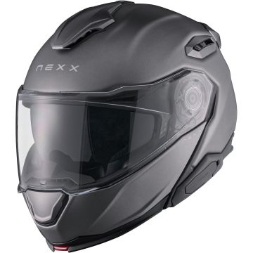 Nexx X.Lifetour Plain Mat Titan Systeemhelm
