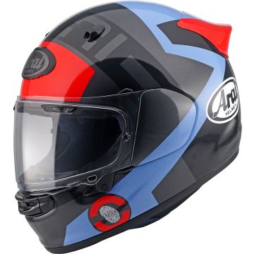 Arai Quantic Space Blauw Integraalhelm