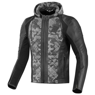 Bogotto Radic Leren / Textiele Motorjas Grijs 