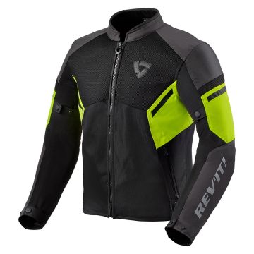 REV'IT! GT R Air 3 Jas Zwart Neon Geel   