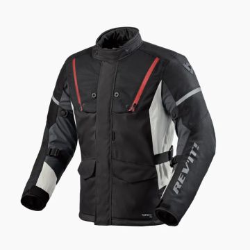 REV'IT! Jas Horizon 3 H2O Jas Zwart Rood    