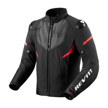 REV'IT! Hyperspeed 2 H2O Jas Zwart Neon Rood    