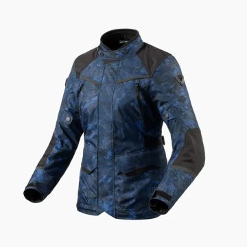 REV'IT! Voltiac 3 H2O Jas Dames Camo Blauw    