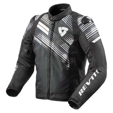 REV'IT! Apex TL Jas Zwart Wit      
