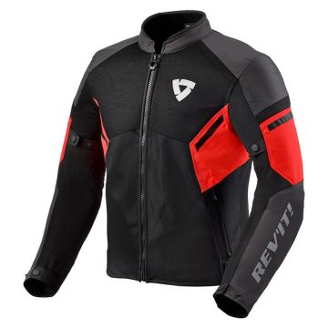 REV'IT! GT R Air 3 Jas Zwart Neon Rood   