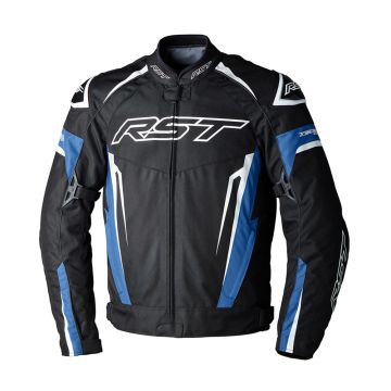 RST Tractech Evo 5 Textiele Jas Blauw Zwart Wit