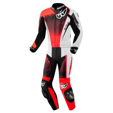 Berik XR-Ace Evo Perforated Zwart Rood Wit 2-Delig Motorpak