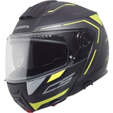 Schuberth C5 Omega Mat Zwart Neon Systeemhelm