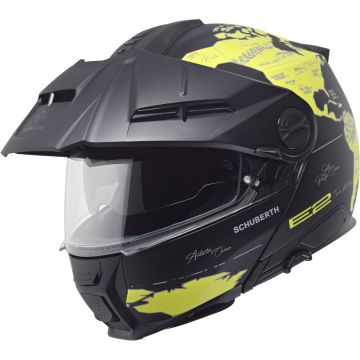Schuberth E2 Atlas Zwart Geel Systeemhelm