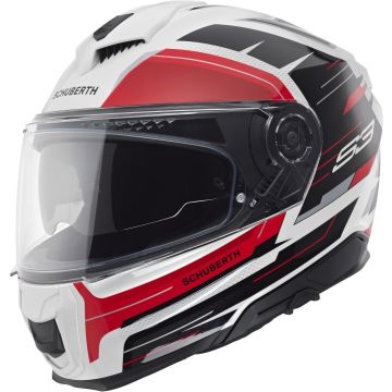 Schuberth S3 Apex Wit Rood Zwart Integraalhelm