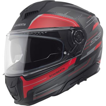 Schuberth S3 Apex Mat Antraciet Zwart Rood Integraalhelm