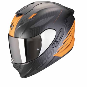 Scorpion Exo 1400 Evo 2 Air Luma Matt Zwart Oranje Integraalhelm