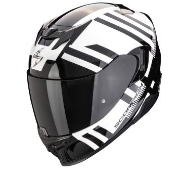 Scorpion EXO-520 Evo Air Banshee Pearl Wit-Zwart Integraalhelm