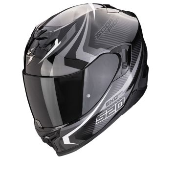 Scorpion EXO-520 Evo Air Terra Zwart-Zilver-Wit Integraalhelm
