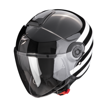 Scorpion Exo-City II Bee Zwart Wit Jethelm