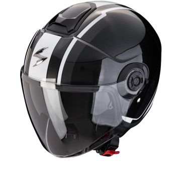 Scorpion Exo-City II Vel Metal Zwart Wit Jethelm