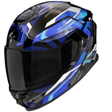 Scorpion EXO-GT SP AIR Augusta Zwart Grijs Blauw Integraalhelm