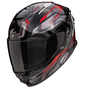 Scorpion EXO-GT SP AIR Augusta Zwart Grijs Rood Integraalhelm