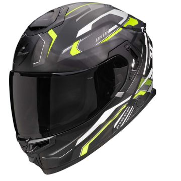 Scorpion EXO-GT SP AIR Augusta Mat Zwart Grijs Groen Integraalhelm