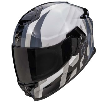 Scorpion EXO-GT SP AIR Touradven Parel Wit Zilver Integraalhelm