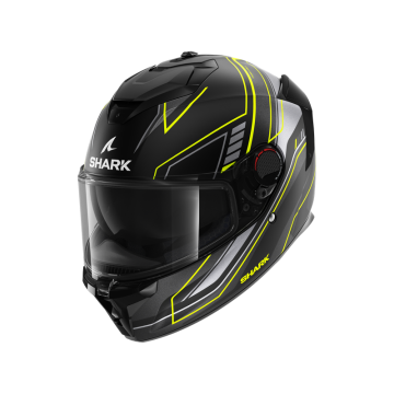 Shark Spartan GT Pro Toryan Mat Zwart Geel Antraciet KYA Integraalhelm