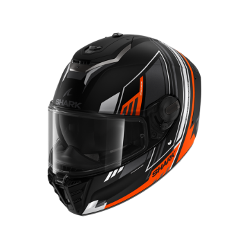 Shark Spartan RS Byhron Mat Zwart Oranje Chrome KOU Integraalhelm