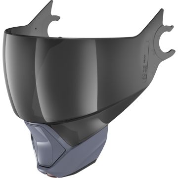 Shark Visor Evojet Smoke A.K A.C + Chin Piece Graphite Gray Glossy