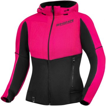 SHIMA Daybreaker Dames Roze Zwart Motor Zip Hoodie