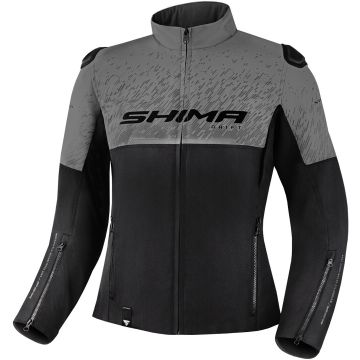 SHIMA Drift Dames Zwart Grijs Textiele Motorjas