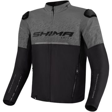 SHIMA Drift Zwart Grijs Textiele Motorjas