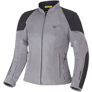 SHIMA Jet Waterproof Dames Grijs Textiele Motorjas