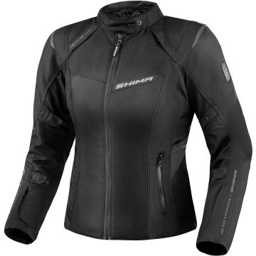 SHIMA Rush 2.0 Waterproof Dames Zwart Textiele Motorjas
