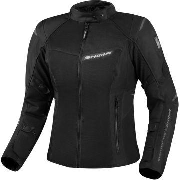 SHIMA Rush 2.0 Vented Waterproof Dames Zwart Textiele Motorjas