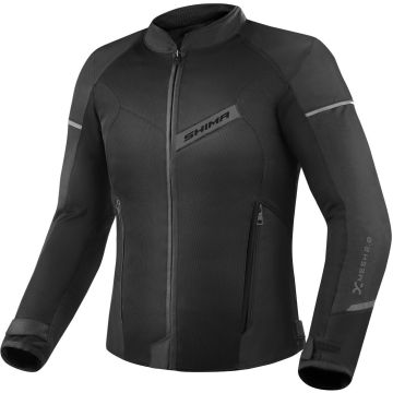 SHIMA X-Mesh 2.0 Zwart Donkergrijs Textiele Motorjas