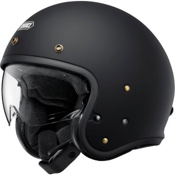 Shoei J.O2 Matt Black Jet Helmet